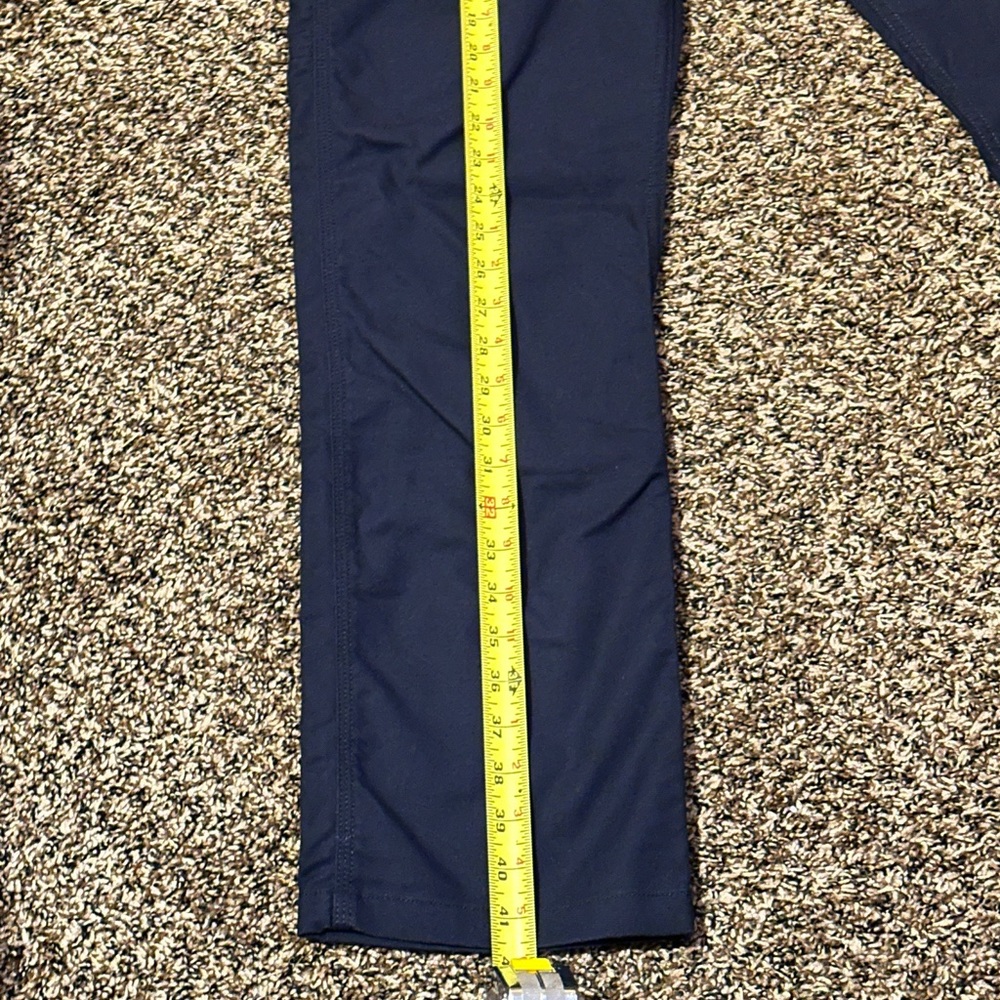 Navy Carhartt 33x32 5 Pocket Relaxed Fit Pants - Picture 4 of 8